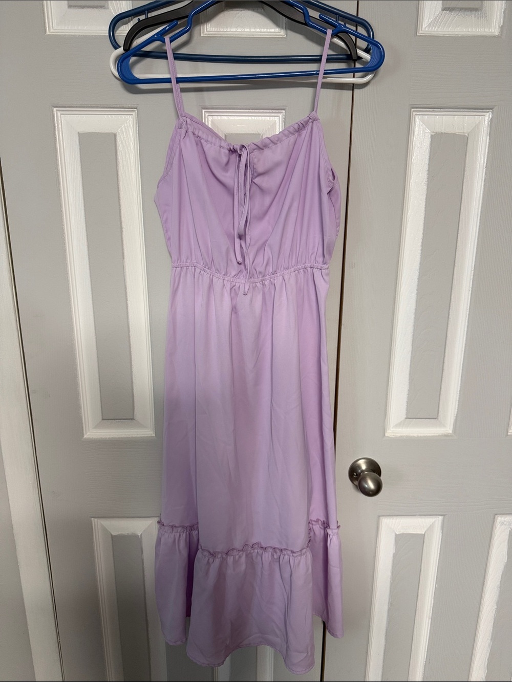 SHEIN Lavender Spaghetti Strap Midi Dress